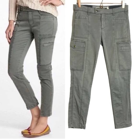 Anthropologie Daughters Of The Liberation | Jeans Utility Ankle Back Zip Leg - Picture 1 of 8